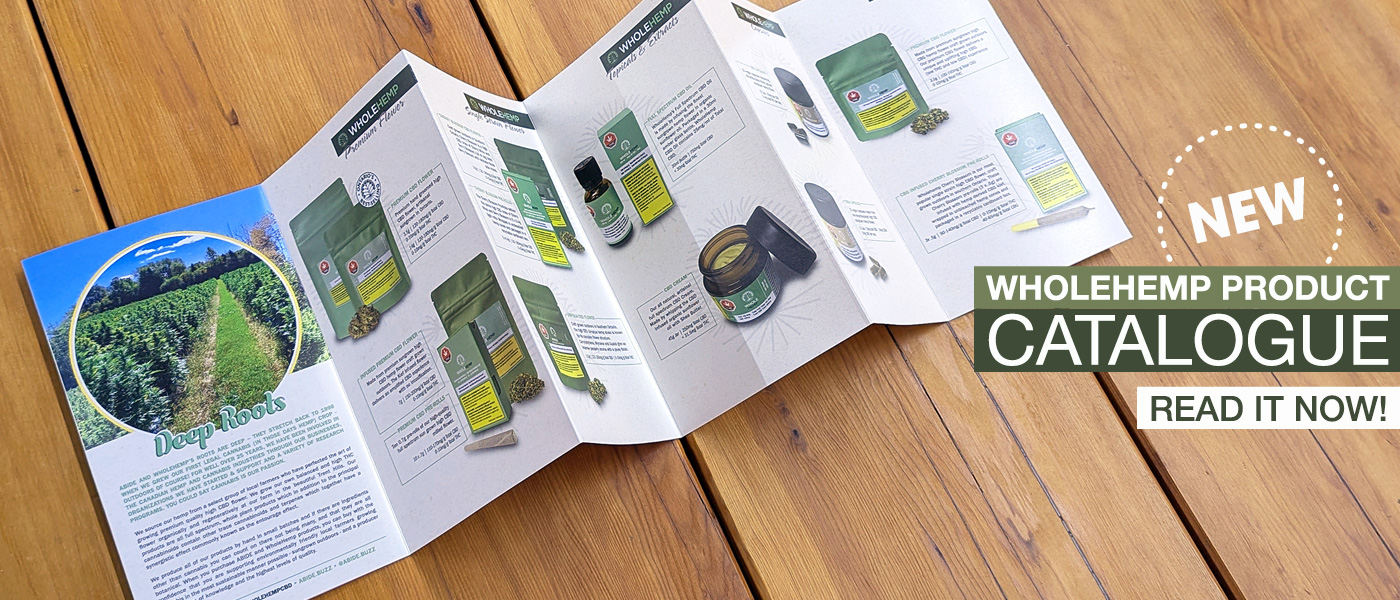 WholeHemp High Quality Whole Plant Hemp CBD Products Ontario Grown.